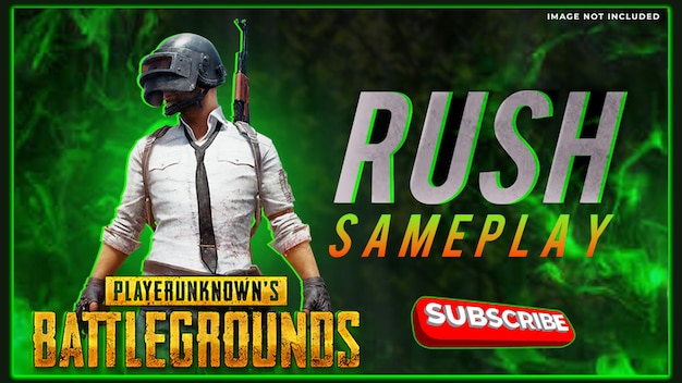 a poster for a man with a gun on it YouTube thumbnail design