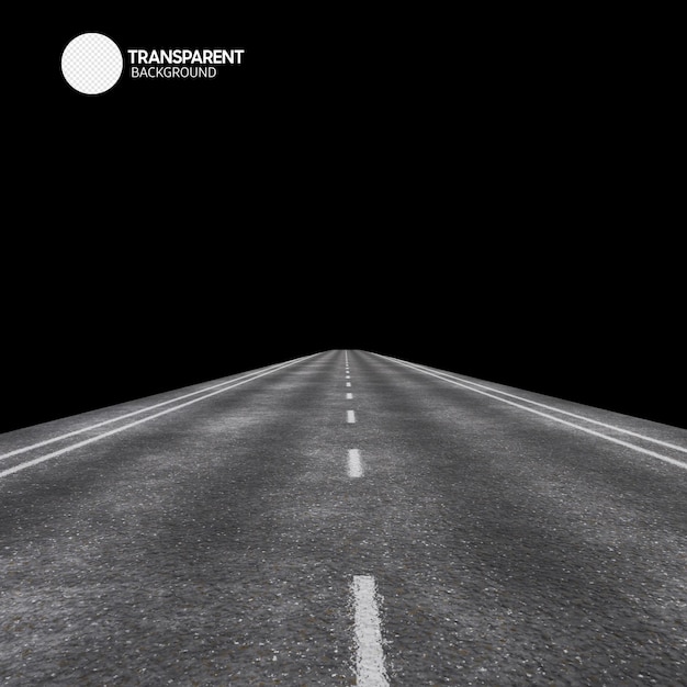 a road with a white line that says transparent photography.