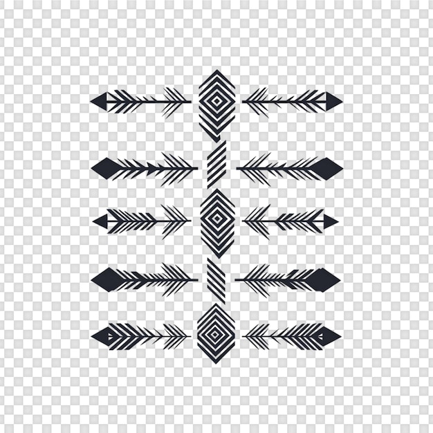 a set of arrows Isolated On Transparent Background