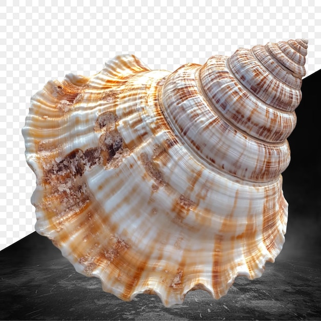 a shell with a black background and a black background with a black background