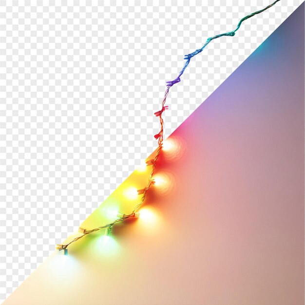 a string of lights with a string that has a string of lights on it