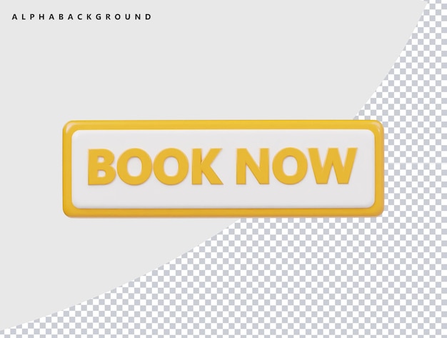 a yellow and white background with a yellow tag that says  book now now