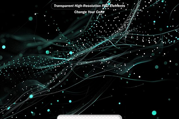 Abstract background simulating neural network