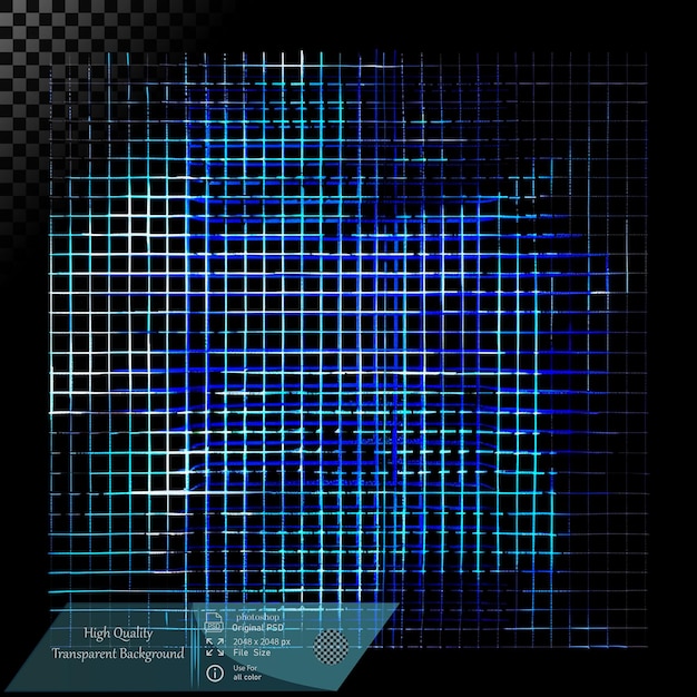 Abstract Blue Grid Background