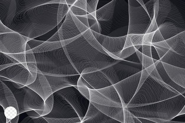 Abstract curved background smoke transparent waved line