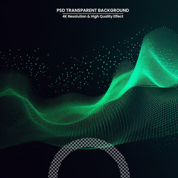 abstract design on a black background in the style of flowing lines dark colourful and futuristic chromatic waves