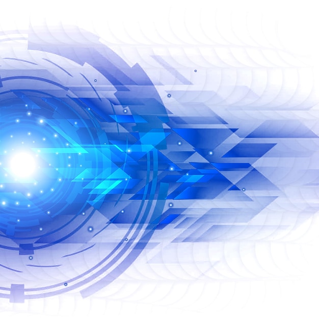 Abstract Futuristic Portal of Energy and Information