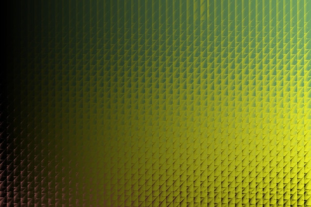 Abstract geometric background with a gradient from dark green to yellow featuring a pattern of small squares creating a textured and visually interesting surface