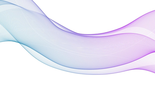 abstract gradient wave design