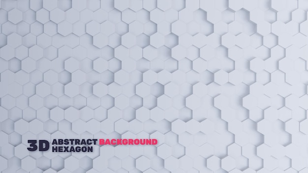 Abstract Gray Hexagon Background
