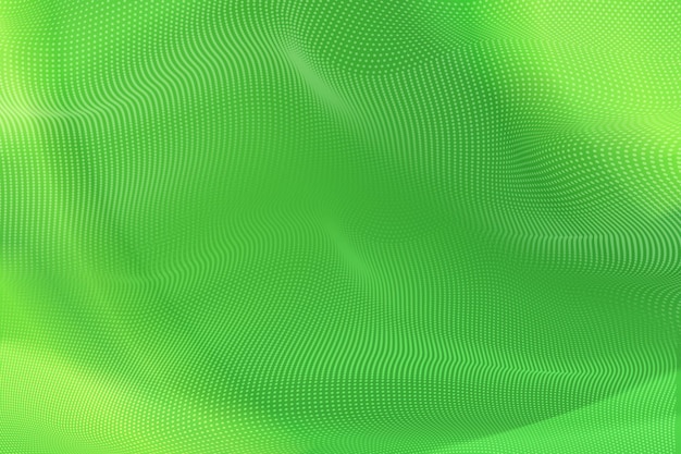 Abstract Green Fluid Surface