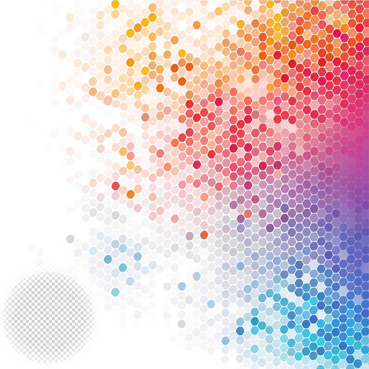 PSD abstract polygonal gradient transparent effect
