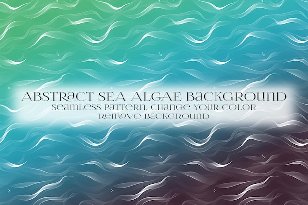 abstract sea algae pattern on remove background texture