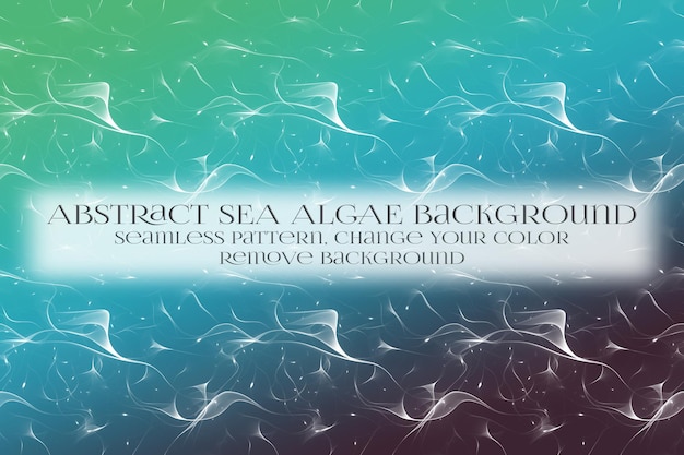abstract sea algae pattern on remove background texture