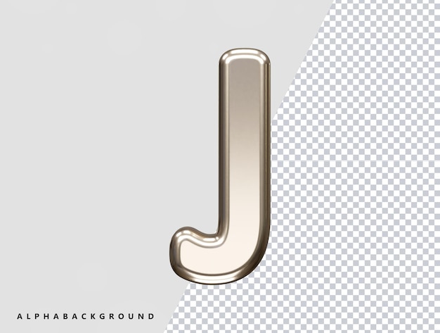 Alphabet text effect vector element transparent