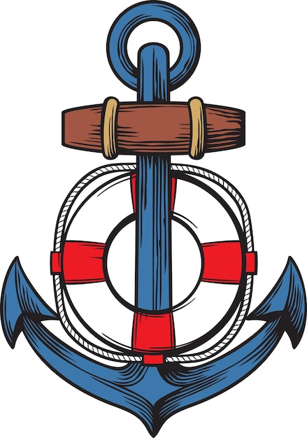 Anchor and lifesaver