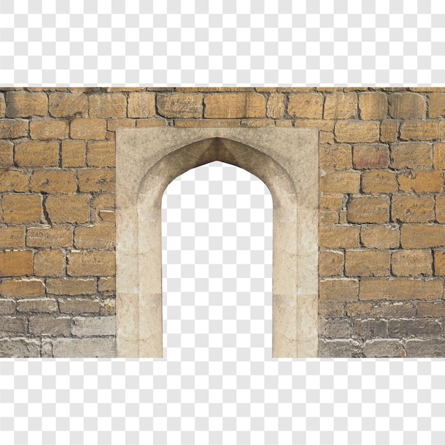 Ancient portal gate transparent