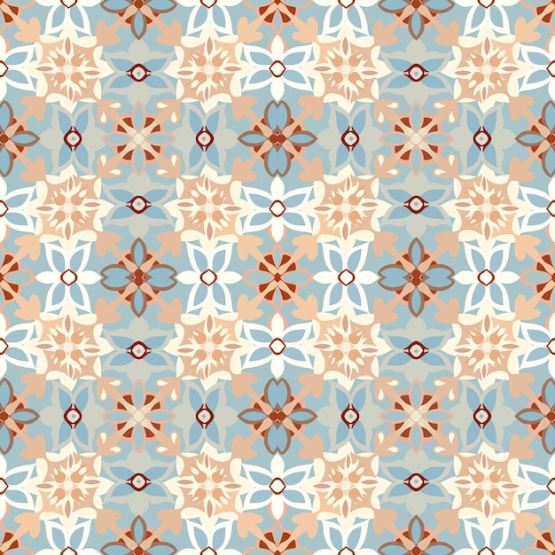 Arabesque seamless pattern for textile unique design with a touch of Moroccan style