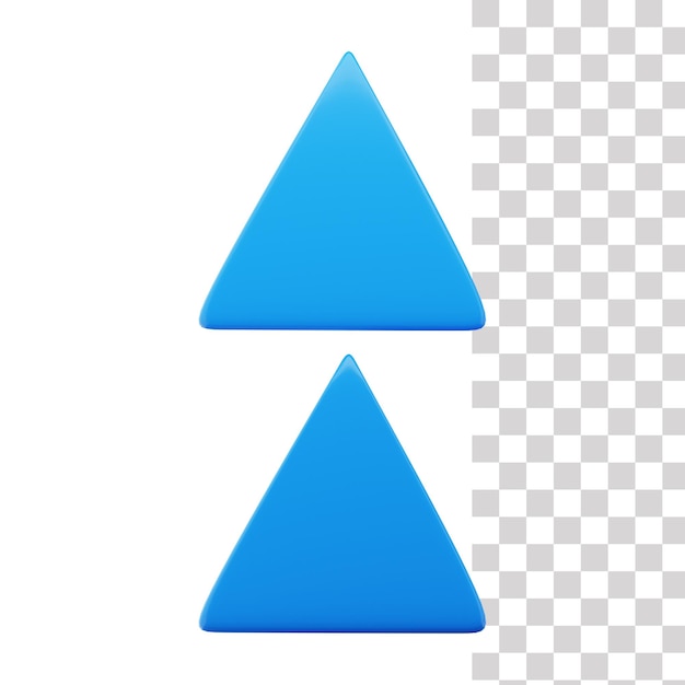 Arrow Up 3D Icon