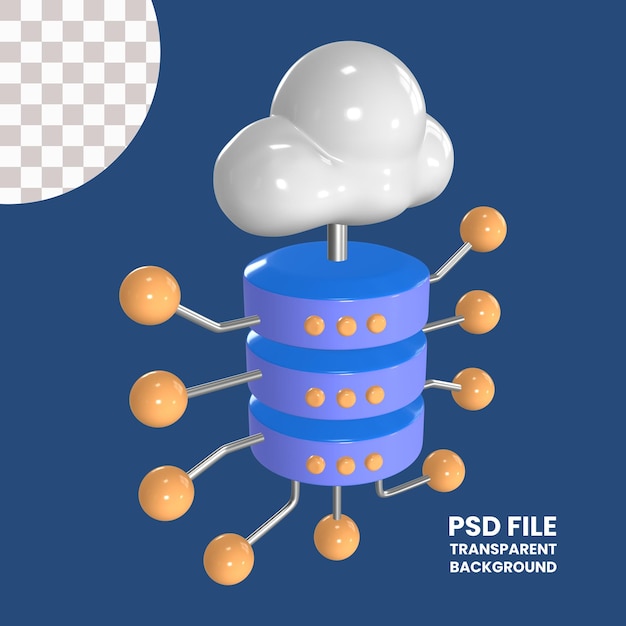 Biểu tượng Hình ảnh minh họa 3D Dữ liệu lớn