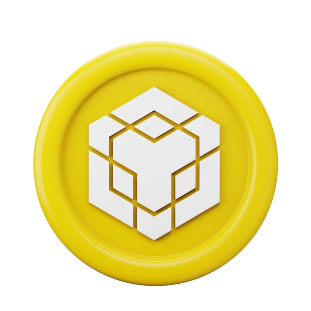 Binance Smart Chain BNB 3D Coin Icon