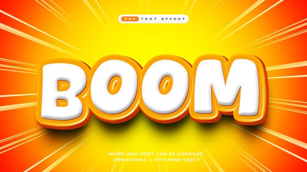 Boom Comic Style Editable Text Effect
