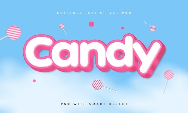 Candy text effect