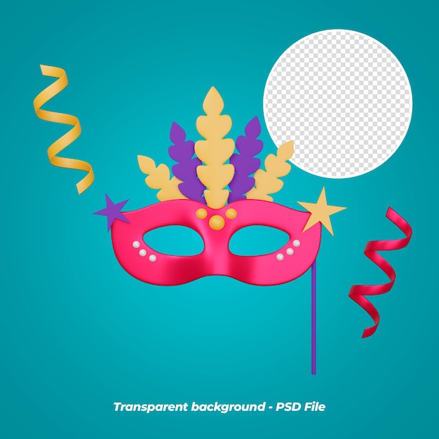 Carnival Mask with elements