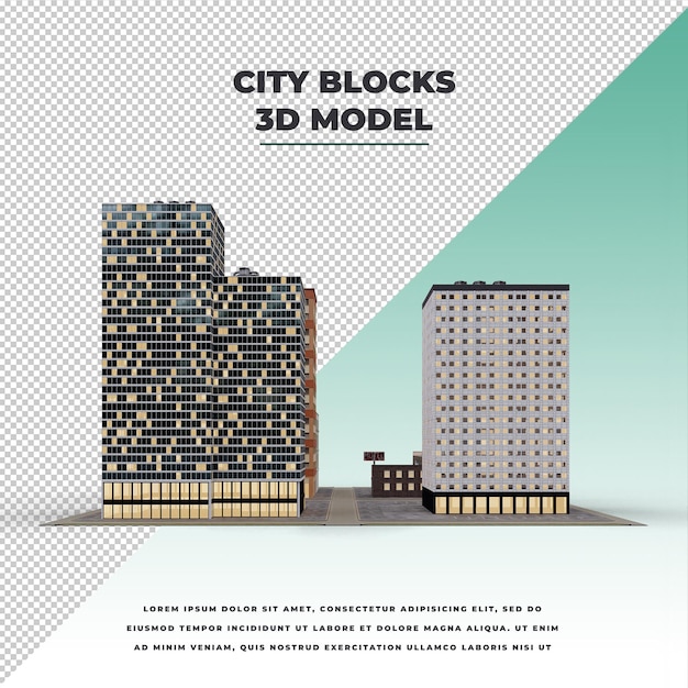 city blocks