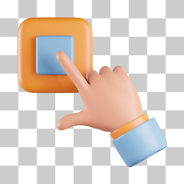 Click Stop 3D icon