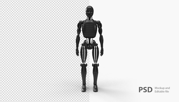 Close up on robot rendering