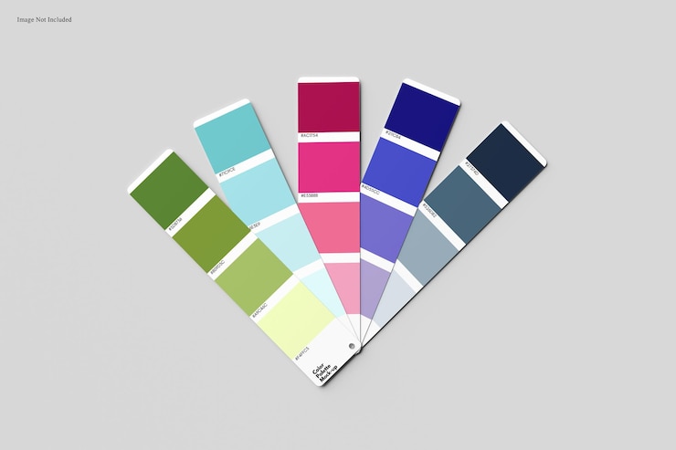 PSD color palette swatch fan