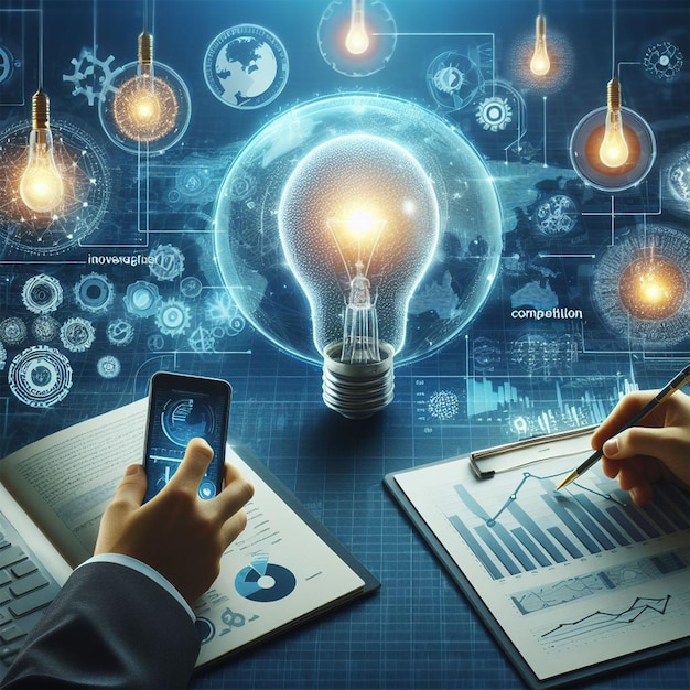 Concept of Strategy business ideas for Innovation planning