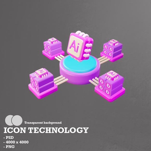 Công nghệ biểu tượng 3D, blockchain và trí tuệ nhân tạo