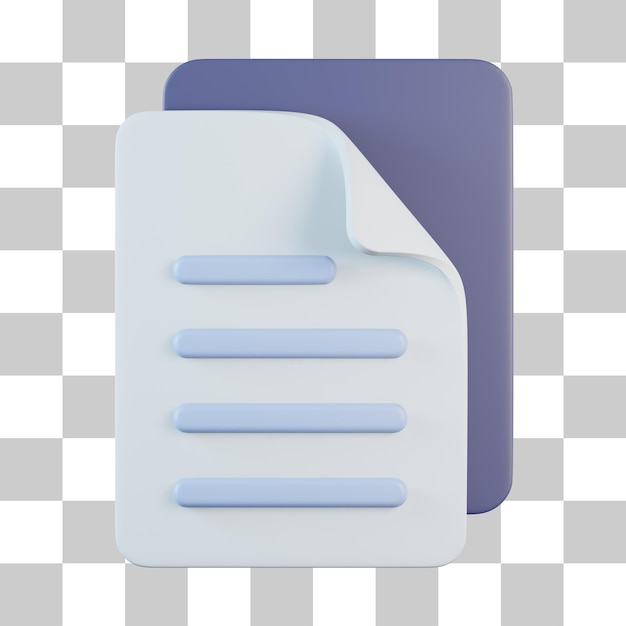Copy Document 3D Icon