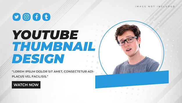 corporate youtube thumbnail design