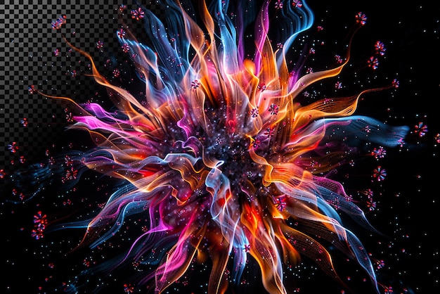 Cosmic Fire Explosion