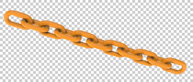 crane hook on transparent background 3d rendering illustration