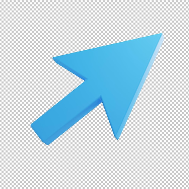 cursor icon 3d illustration
