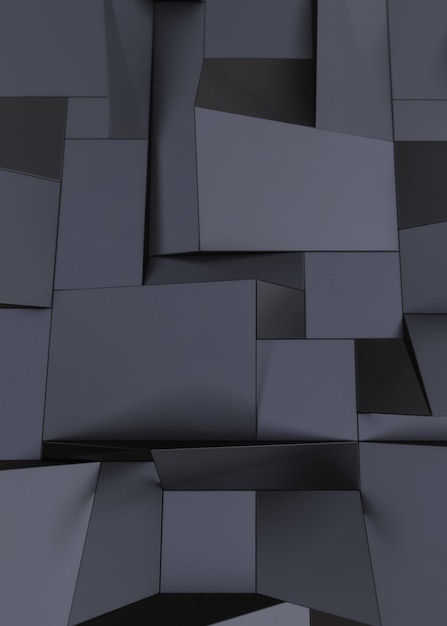 dark background with geometric shapes