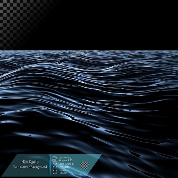dark blue ocean waves