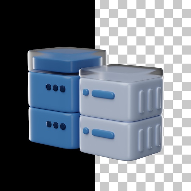 Database Hardware 3D Icon