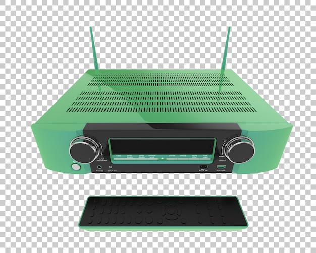 Digital player isolated on transparent background 3d rendering illustration