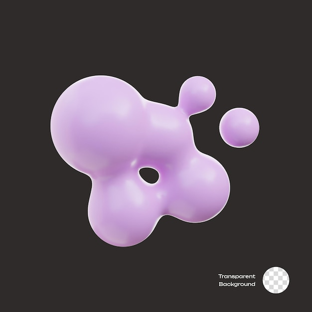 Dotted Shape 3D Icons
