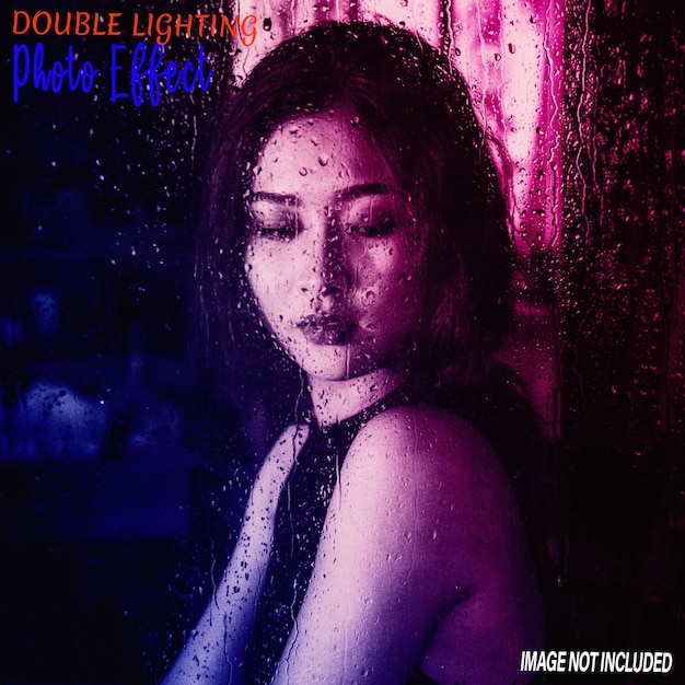 double lighting photo effect