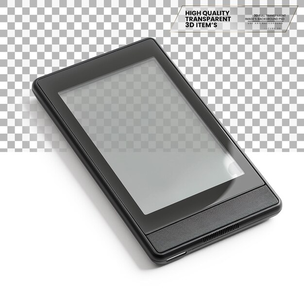 e reader a digital device used for reading ebooks on transparent background
