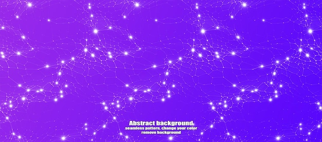 endless seamless lightning and star abstraction with isolated texture colorful background