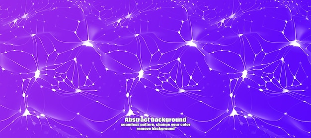 endless seamless lightning and star abstraction with isolated texture colorful background