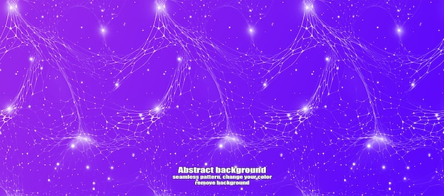 endless seamless lightning and star abstraction with isolated texture colorful background