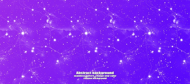 endless seamless lightning and star abstraction with isolated texture colorful background
